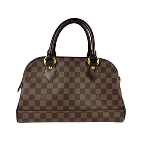 Louis Vuitton LOUIS VUITTON Handbag Damier Duomo Canvas Ebene Women's N60008 z5169