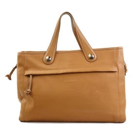 Longchamp handbag leather brown ladies h31062a