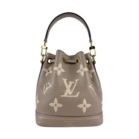 Louis Vuitton LOUIS VUITTON Shoulder Bag Bicolor Monogram Empreinte Nano Noe Crème Women's M46291
