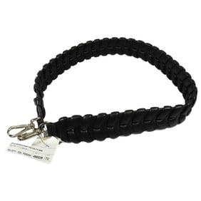 FENDI STRAP YOU Shoulder Strap for Bags Accessories Leather Logo Black Silver Women's