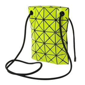 Issey Miyake BAO Prism Pochette Crossbody Shoulder Bag BB91-AG921-52 Yellow Women's