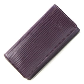 Louis Vuitton 4-Key Case Epi Muticle 4 M6382K Cassis Purple Women's LOUIS VUITTON