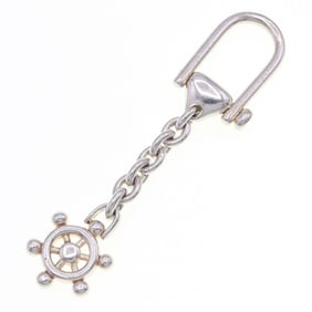 Tiffany Key Ring Steering Wheel Motif SV Sterling Silver 925 Holder Bag Charm Ladies Men's TIFFANY &