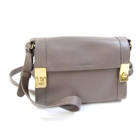 See by Chloé SEE BY CHLOE Shoulder Bag Dark Greige Leather Women's