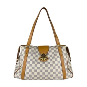 Louis Vuitton LOUIS VUITTON Shoulder Bag Damier Azur Stresa PM Canvas Azure Gold Women's N42220