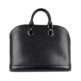 Louis Vuitton LOUIS VUITTON Handbag Epi Alma PM Leather Noir Women's M52802 z5152