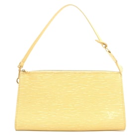 Louis Vuitton Epi Pouch Accessory Leather Beige Gold Women's M5294A e60316a