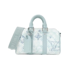 Louis Vuitton Monogram Aqua Garden Keepall Bandouliere 25cm M22527 Boston Bag