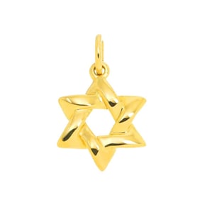 Tiffany & Co. Star of David Pendant Top K18 YG Yellow Gold 750
