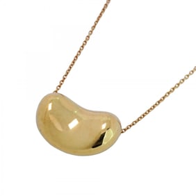 Tiffany Necklace Bean 18KYG Yellow Gold Ladies