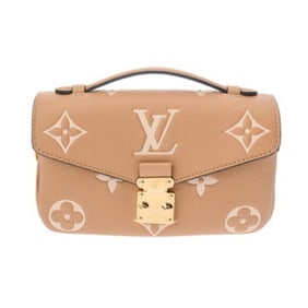 LOUIS VUITTON Louis Vuitton Monogram Empreinte Pochette Metis EW 2WAY Arizona/Creme M12735 Women's