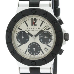 BVLGARI Aluminium Chronograph Automatic Mens Watch AC38TA BF581242