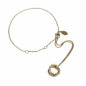Cartier Trinity Chain Bracelet Au750 YG PG PT Gold Women's