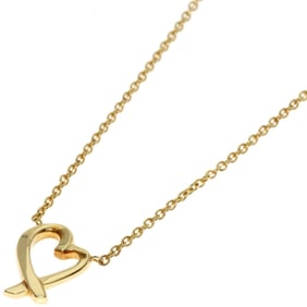Tiffany Loving Heart Necklace 18K Yellow Gold Women's TIFFANY&Co.