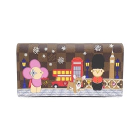 Louis Vuitton Damier (Vivienne Holiday) Portefeuille Sarah N60491 Wallet