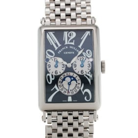 Franck Muller Long Island Master Banker Luna 1250MBLDT Black Men's Watch Automatic