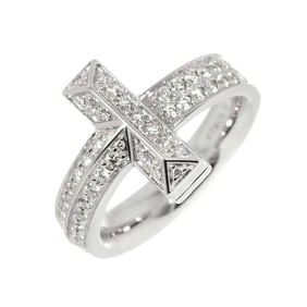 Tiffany & Co. T-One Diamond 0.54ct Ring Width 4.5mm K18 WG White Gold 750