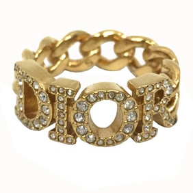 Christian Dior Dior DIOR Christian Ring Revolution R1140DVOCY_D301 White Crystal S Size aq11557