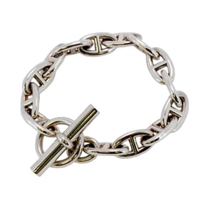 Hermes Bracelet Chaine d'Ancre GM 14 links Silver 925 Men's Women's