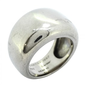 Cartier Ring Nouvelle Vague 18KWG White Gold #51 Men's Women's