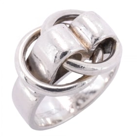 Hermes Ring Duzaneau Silver 925 #50 Ladies