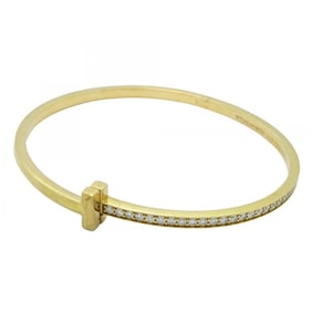 Tiffany Bangle T-One 18KYG Yellow Gold Diamond 1.07ct Ladies