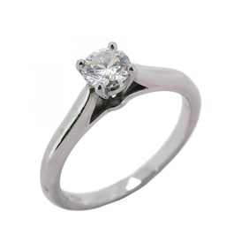 Cartier Ring Solitaire 1PD Pt950 Platinum Diamond 0.26ct #44 Ladies
