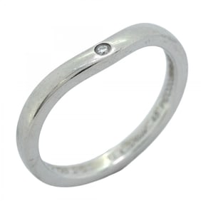 Cartier Ring Ballerina 3PD Pt950 Platinum Diamond #48 Ladies
