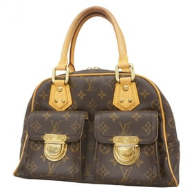 Louis Vuitton Handbag Monogram Manhattan PM M40026 Brown Ladies