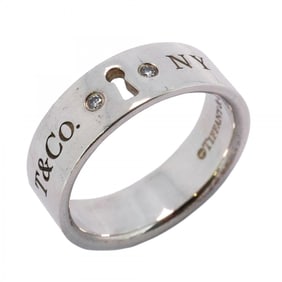 Tiffany Ring Rock 2PD Silver 925 Diamond Size 14 Men's Women's