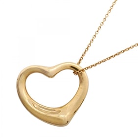 Tiffany Necklace Heart 18KYG Yellow Gold Ladies