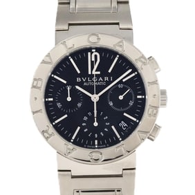Bvlgari Chronograph BB38SSCH BB38BSSDCH AT SS Wristwatch Automatic