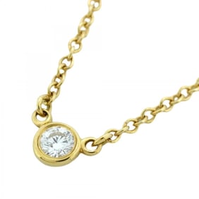 Tiffany Necklace by the Yard 1PD 18KYG Yellow Gold Diamond Ladies