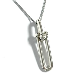 Tiffany HardWear elongated link pendant necklace