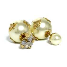Christian Dior Dior Women's Tribal Asymmetrical Earrings