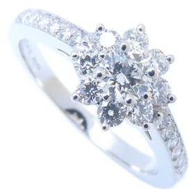 TIFFANY&Co. Tiffany Flora Ring Diamond Pt950 Platinum 293696