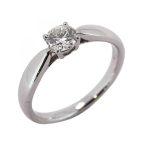 Tiffany Ring Harmony 1PD Pt950 Platinum Diamond 0.28ct Size 6.5 Ladies
