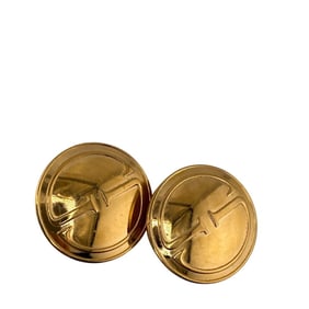 GUCCI Dangling Earrings No Holes Gold for Women