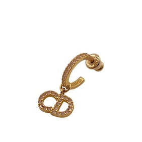 Christian Dior earrings, rings, single or double ears, gold, women's