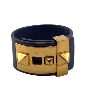 VALENTINO Valentino Bracelet High Ankle Bangle Arm Wrist Black Women's