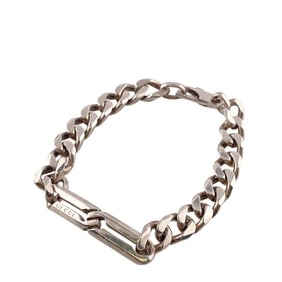 GUCCI Gucci Knot 925 Bracelet High Ankle Bangle Arm Wrist Silver Women's