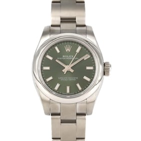 Rolex Oyster Perpetual 176200 SS Wristwatch Automatic Random Number