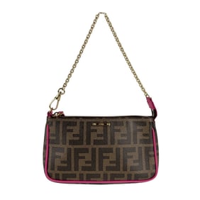 FENDI Handbag Zucca Coated Canvas Brown Women's 8M0271-GRP z5157