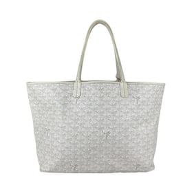 GOYARD Handbag Saint Louis PM Coated Canvas White Men's Women's z5097