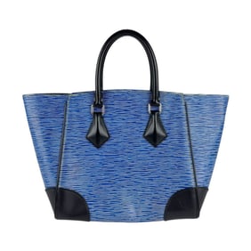 Louis Vuitton LOUIS VUITTON Handbag Epi Denim Phoenix PM Blue x Black Women's M50841 z5119