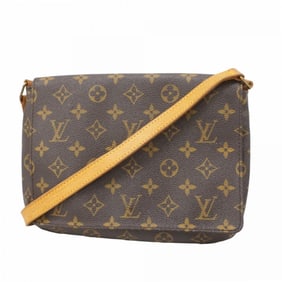 Louis Vuitton Shoulder Bag Monogram Musette Tango Long Strap M51388 Brown Women's