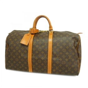 Louis Vuitton Boston Bag Monogram Keepall 50 M41426 Brown Men's Women's
