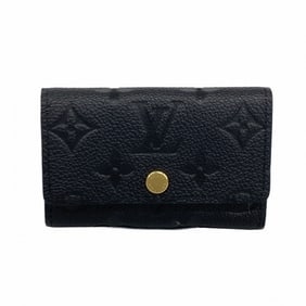 Louis Vuitton Key Case Monogram Empreinte Multicle 6 M64421 Noir Ladies