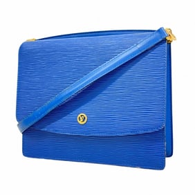 Louis Vuitton Shoulder Bag Epi Grenelle M52365 Toledo Blue Ladies