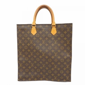 Louis Vuitton Tote Bag Monogram Sac Plat M51140 Brown Women's